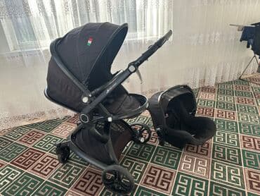 Коляска, цвет - Черный, Б/у
