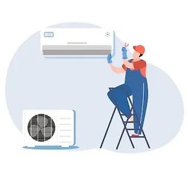 Установка кондиционера на дом Сплит‑система Midea + профессиональный