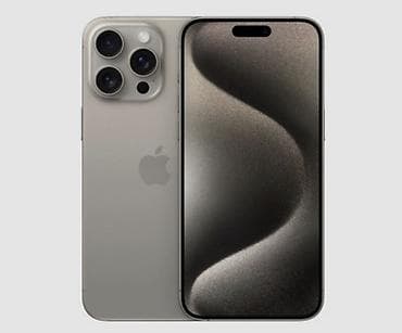 IPhone 15 Pro Max, Б/у, 256 ГБ, Natural Titanium, Защитное стекло, Коробка, Чехол, 86 %