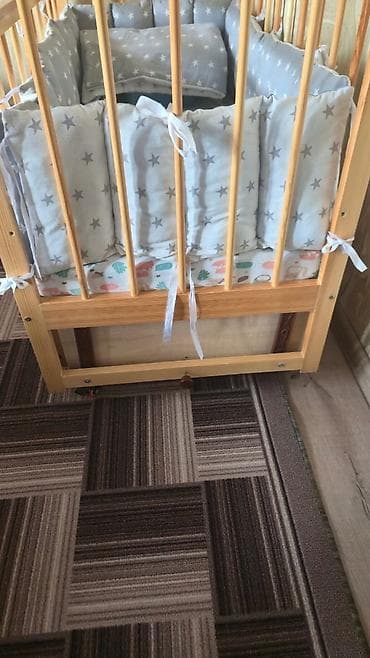 Оюнчуктар: Кроватка-манеж практически новая, толком не пользовались-ребенок спал — 6