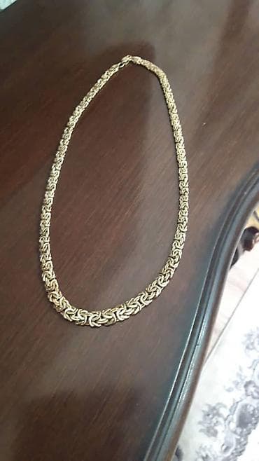 Продаётся Золотое шикарное колье выполненная в плетении «Королевская