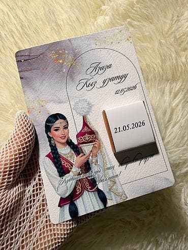 Жеке буюмдар: Үйлөнүү той, бешик той, кыз узатуу, юбилей, тушоо той, сүннөт тойго — 6