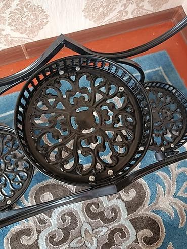 малочай цветы: Полка, этажерка для цветов, Железо — 4