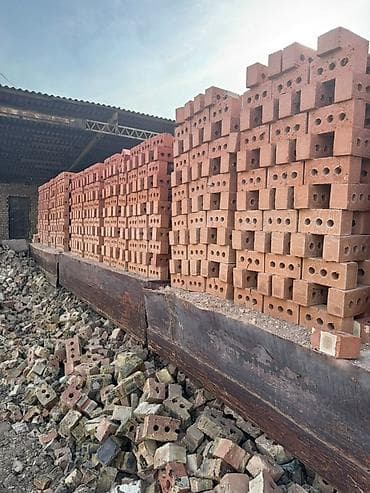 Пустотелый, дырчатый, Жженый кирпич, Полублок, 250×120×90