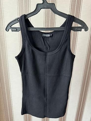 Майка, Хлопок, Италия, Облегающая модель, Новый, Стандарт — 1