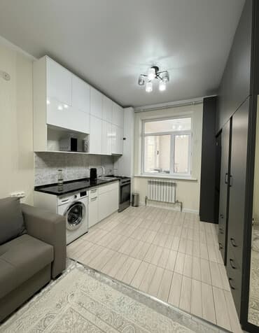 квартира бишкек аренда долгосрочно без посредников 1 комнатную: 1 комната, Собственник, Без подселения, С мебелью полностью — 1