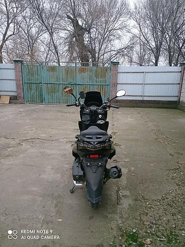 zimmer e9 pro: Скутер городской классический, черный цвет, с высоким лобовым стеклом — 3