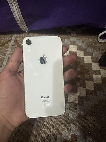 iphone xr бу: IPhone Xr, Б/у, 64 ГБ, Белый, Чехол, 75 % — 2