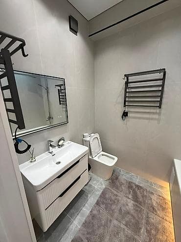Квартиры: 3 комнаты, 110 м², Асанбай мкр Элитка, 4 этаж, Евроремонт — 10