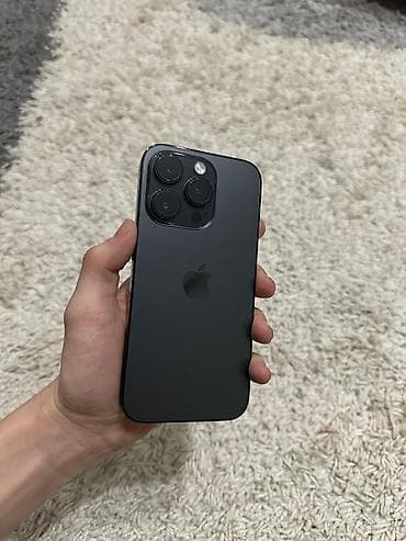 macbook pro i9: IPhone 14 Pro, Б/у, 256 ГБ, Jet Black, Защитное стекло, Чехол, Кабель, 77 % — 2