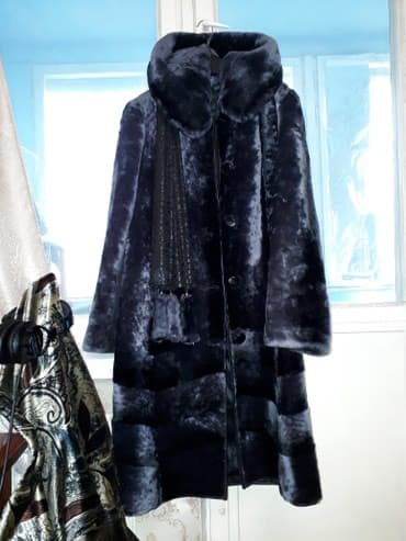 шуба кроликовая: ❄Ш❄У❄Б❄А❄ Шикарная темно-серая шуба, очень теплая, искусственный мех — 2
