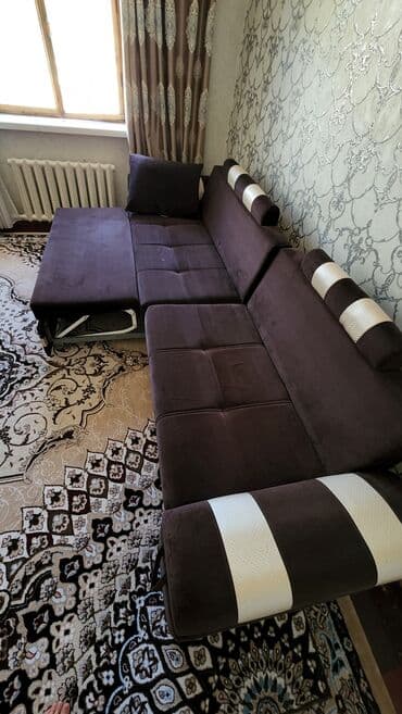 угловой диван на кухню недорого: Продаём диван в хорошем состоянии, есть подушки 6х, подробную — 2