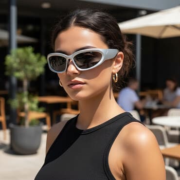 кожаный ремень мужской: Солнцезащитные очки очки, Унисекс, Оригинал, Новый — 1