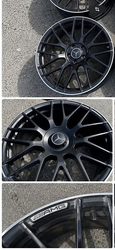 Литые Диски R 19 AMG, Комплект, отверстий - 5, Б/у — 2