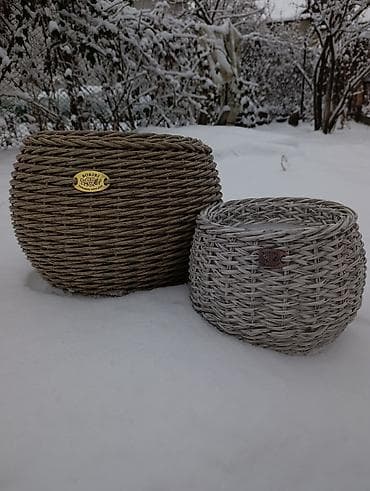 пласмас ящик: Плетёные кашпо — ручная работа - Назначение: декоративные — 2