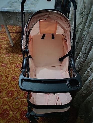 детские коляски макси кози: Прогулочная коляска для малышей - Цвет: нежно-розовый с черной рамой — 1