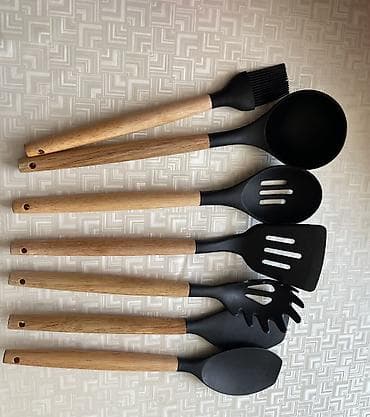 комплект ложек: ПОВАРЕШКИ В КОМПЛЕКТЕ 7 ШТ МАТЕРИАЛ: СИЛИКОН, ВЫСОКОГО КАЧЕСТВА — 2