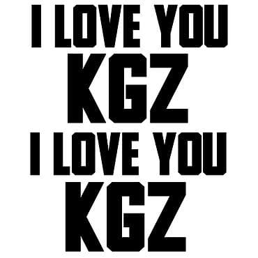 пистолет с пулями: Постер/принт “I LOVE YOU KYRGYZSTAN / I LOVE YOU KGZ / I ❤ KGZ” - — 4