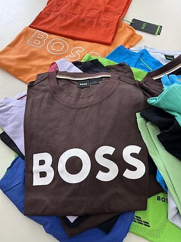 кепки boss: Мужская футболка, 2XL, Hugo Boss, Новый, цвет - Зеленый, Самовывоз, Платная доставка — 9