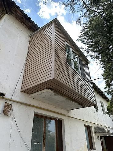 iphone hr: Обшивка и остекление балкона под ключ - Наружная отделка сайдингом — 7