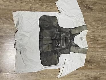 одежда для спорта: Футболка с принтом «разгрузочного жилета» - Цвет основы: белый - — 1