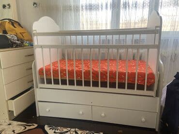 офисные кресло бу: ️ПРОДАЮ️кроватка детская, в отличном состоянии.Все рабочее, внизу есть — 1