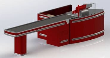 кассовое оборудование для магазина: Кассовый бокс - модель СУПЕРДИСКАУНТ Длина транспортера, мм	900 — 1