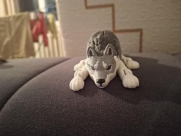 мишка фреди: Фигурка лежачего волка напечатаная на 3Д принтере Применение: - — 2