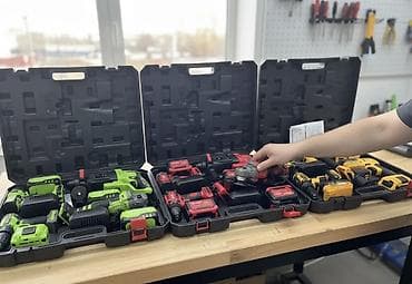 marvel legends: Наборы аккумуляторного электроинструмента в чемоданах Описание: - — 5