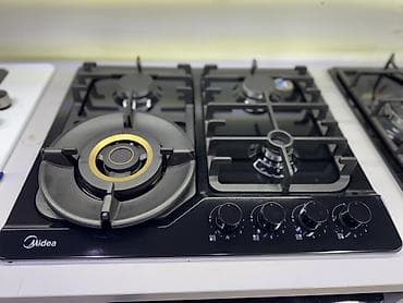Кухонные плиты и варочные поверхности: Midea, Газовая, Механическое, Встраиваемая, Новый, Полная оплата — 1