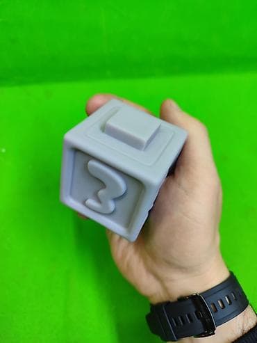 кубики детские: Кубики резиновые набор для развития малышей✨ Комплектация товара: 12 — 3