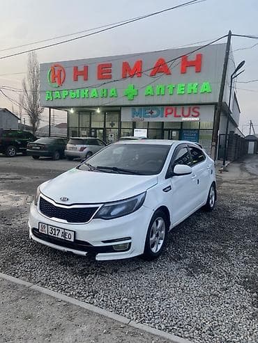 авто рага: Kia Rio: 2015 г., 1.4 л, Автомат, Газ, Седан — 2