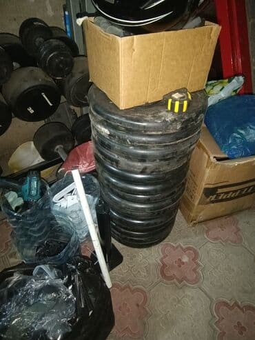 газовая балон: Блины Резиновые 10 кг 
Новые, в наличии — 1