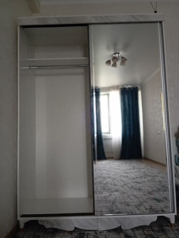 шкафы рассрочка: Кийим салуучу шкаф, Колдонулган, Түз, ЛДСП — 2