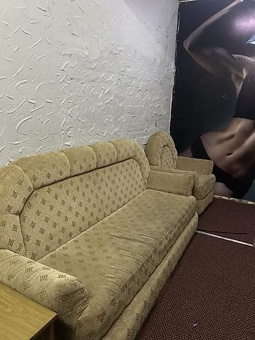 сидушки на стул: Комплект мягкой мебели, цвет - Бежевый — 1