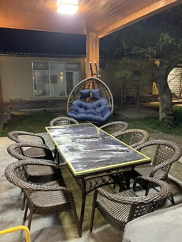 кресло для кабинета: Комплект садовой мебели, Кресла, Ротанг — 3