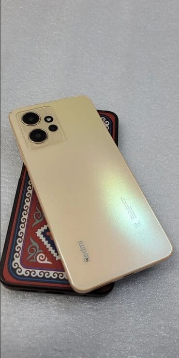 Автоунаа электроникасы: Redmi, Redmi Note 12, Жаңы, 128 ГБ, түсү - Алтын — 1