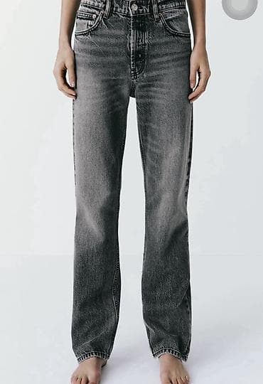 джинсы stradivarius: Женские джинсы Zara Размер 42, новые (размер не подошел) - Модель — 2