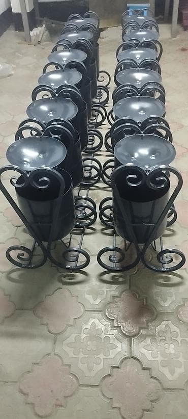 мусурный ящик: С пепельницей, Материал: Железо, 12 л — 3