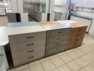 комод с зеркалом в спальню: Комод для одежды, Новый, Без зеркала, цвет - Бежевый, Самовывоз, Платная доставка — 5