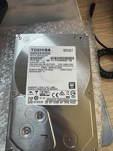 Компьютерлер, ноутбуктар жана планшеттер: Маалымат алып жүрүүчү, Toshiba, HDD, 2 ТБ, 3.5", ПК үчүн — 1