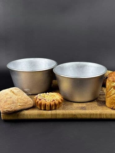 стеклянные формы: Формы для выпекания хлеба Л17 — комплект 2 шт. - Материал: литой — 4