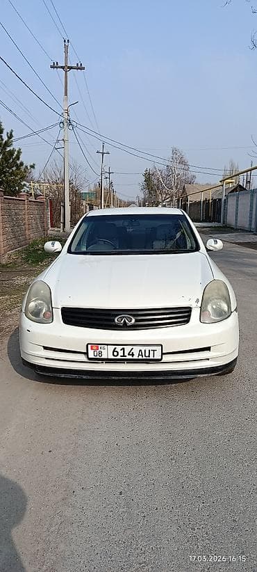 Infiniti G35: 2001 г., 2.5 л, Типтроник, Бензин, Седан