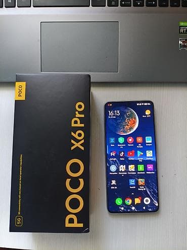 13 pro apple: Poco X6 Pro, цвет - Серый — 2