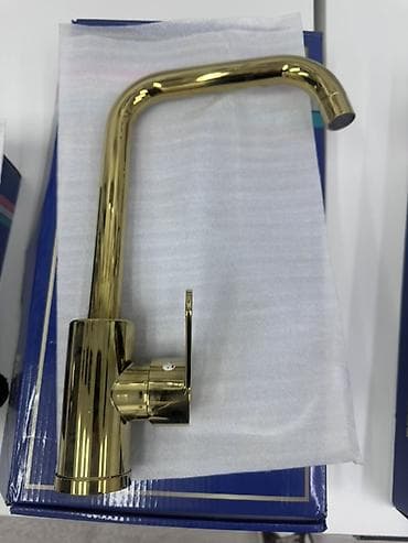 Смеситель для кухни/умывальника, однорычажный, с высоким Г-образным at lalafo.kg Смеситель для кухни/умывальника, однорычажный, с высоким Г-образным