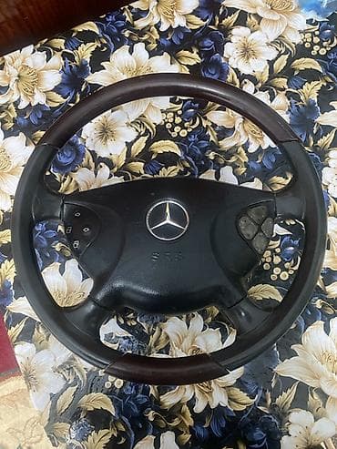 кожа для: Руль Mercedes-Benz 1995 г., Б/у, Оригинал, Германия — 1