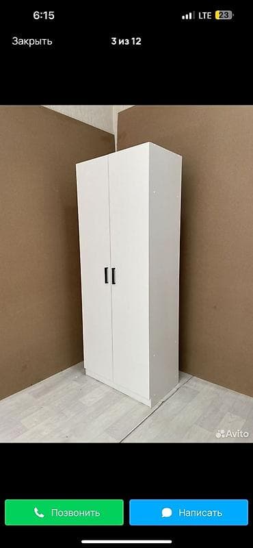 спальные мебель: Шифоньер, шкаф для одежды, Прямой, ЛДСП — 4