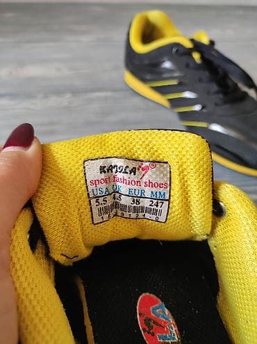 Сапоги: Кроссовки, 36, Fila, Б/у, цвет - Черный, Самовывоз — 6