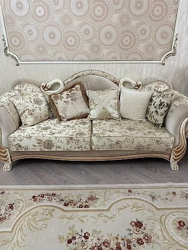 Комплект мягкой мебели, цвет - Бежевый