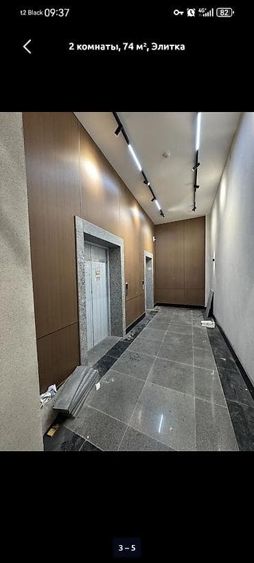 сдайу квартира: 2 комнаты, 72 м², Элитка, 7 этаж, Готовая ПСО (под самоотделку) — 10